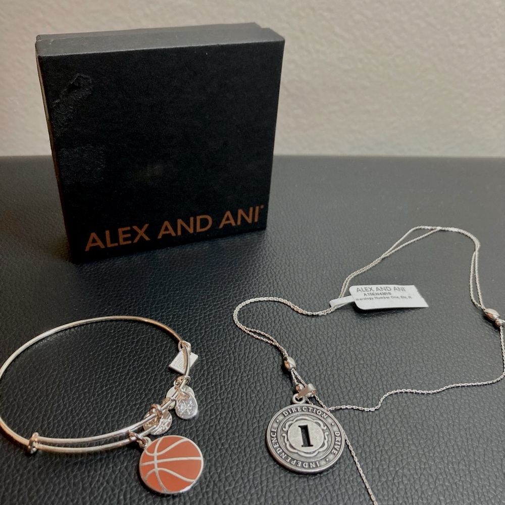Alex and Ani Necklace and bracelet
